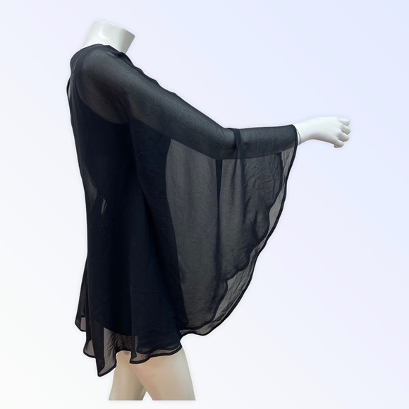 DOUBLE Zero Black One Shoulder Dress - Picture 5 of 7